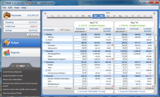 budgeting software free for mac